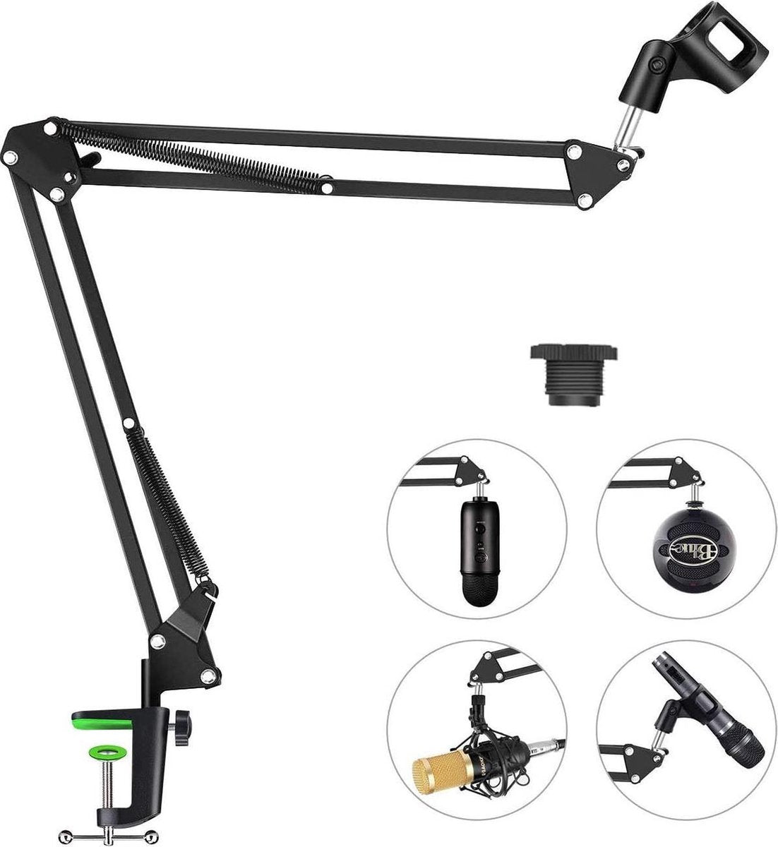 Broadcast microfoon arm voor tafelmontage