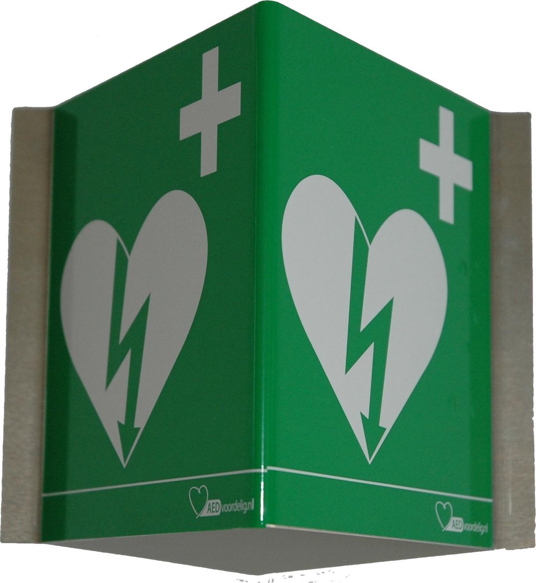 AED panorama bord Aluminium