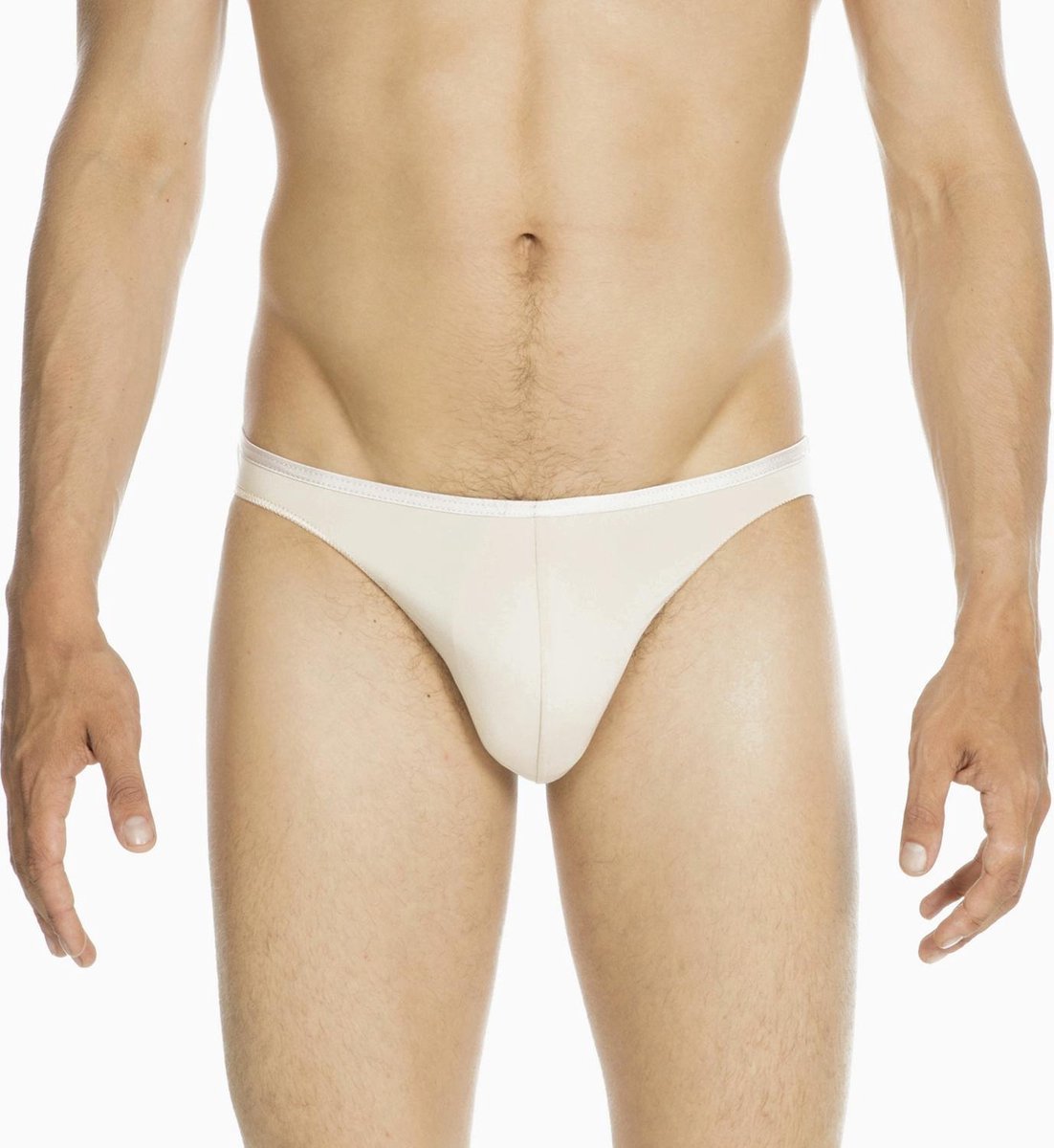 HOM PLUMES Micro Slip Beige Polyamide En Elastaan - L