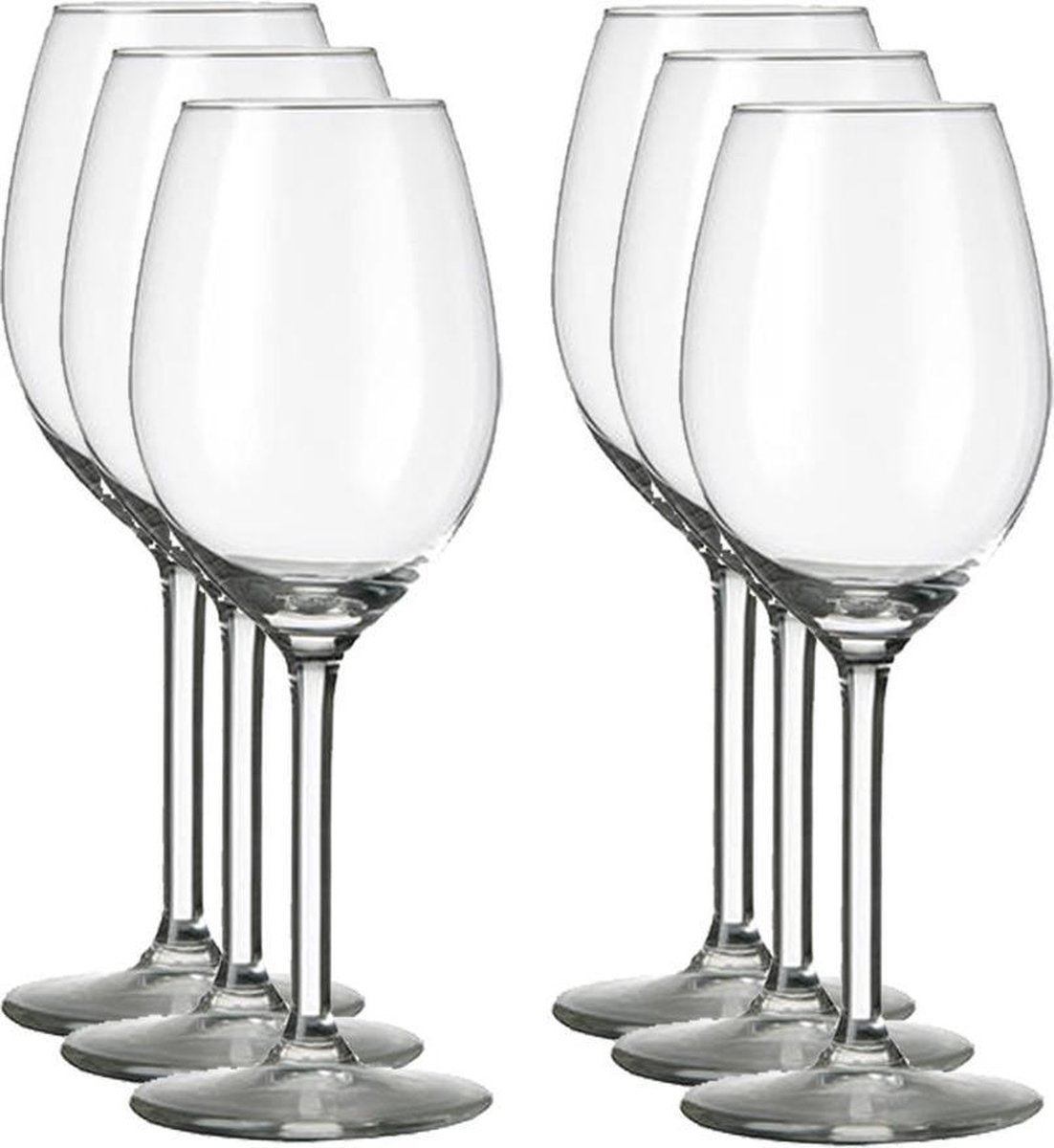 24x Wijnglazen voor rode wijn 250 ml Esprit - 25 cl - Rode wijn glazen - Wijn drinken - Wijnglazen van glas