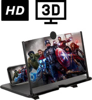 REBER 2020 - Schermvergroter SmartPhone - Vergrootglas voor Iphone/Samsung - Perfect voor Films/Series - 12 INCH/30CM - Universeel voor alle Merken - Kindvriendelijk - Gemakkelijk op te bergen