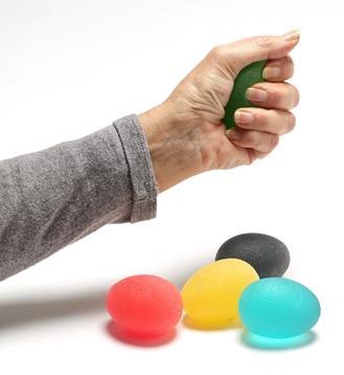 Ergonomisch gevormd oefenballetje  Extrastevig - zwart