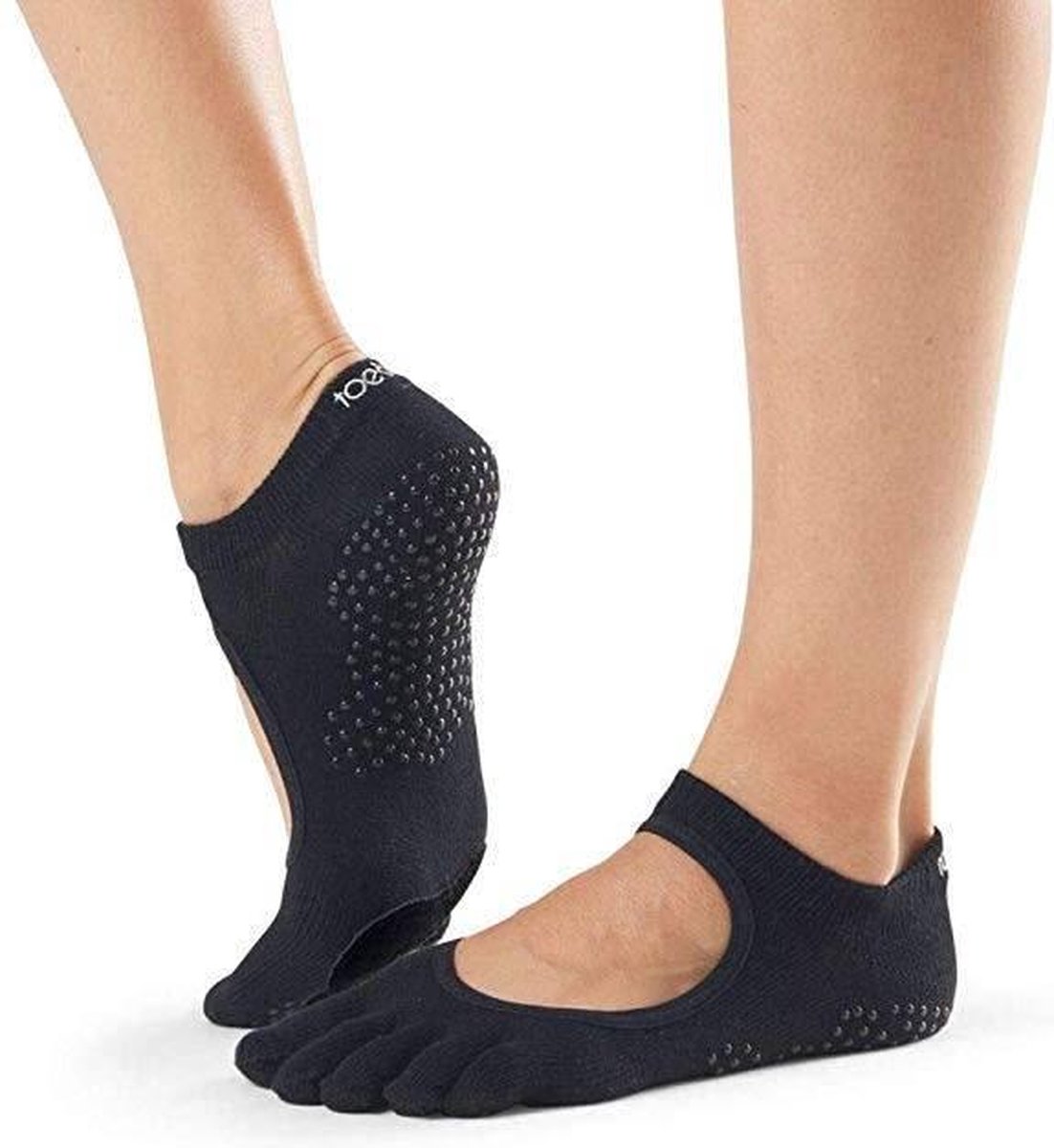Toesox Full Toe Plie - Black