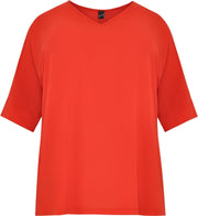 Yoek Blouse met v-hals