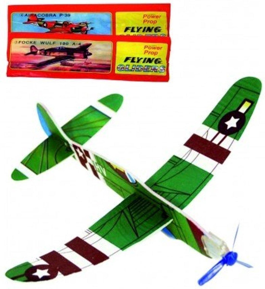 8 stuks foam vliegtuigjes / uitdeelcadeautjes