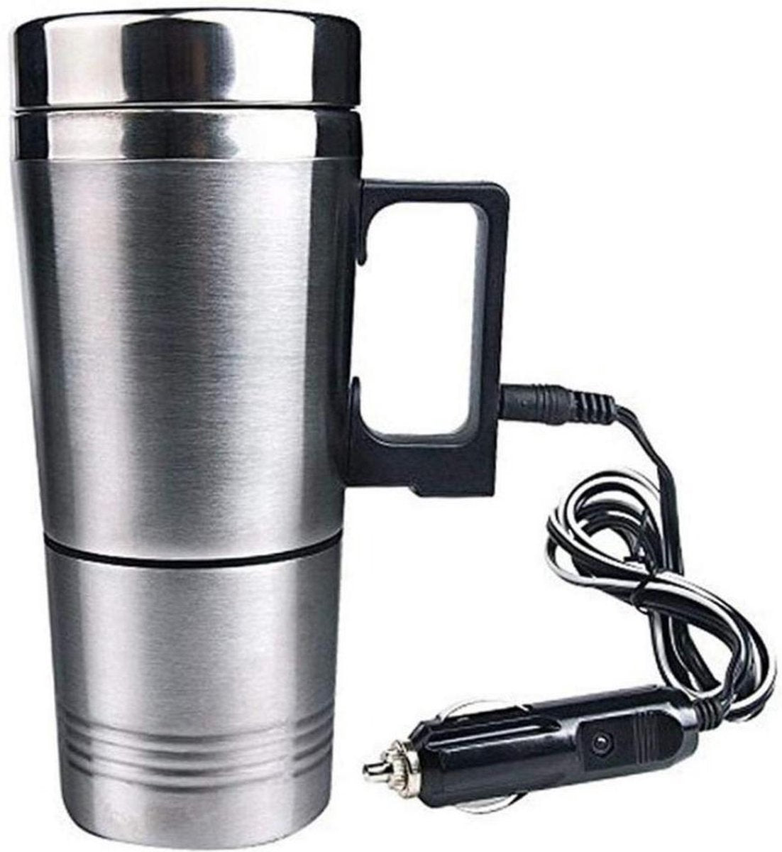 Thuys Reiswaterkoker - Auto Aansluiting Waterkoker 12V - Mini Waterkoker Camping - Vrachtwagen - Zwart