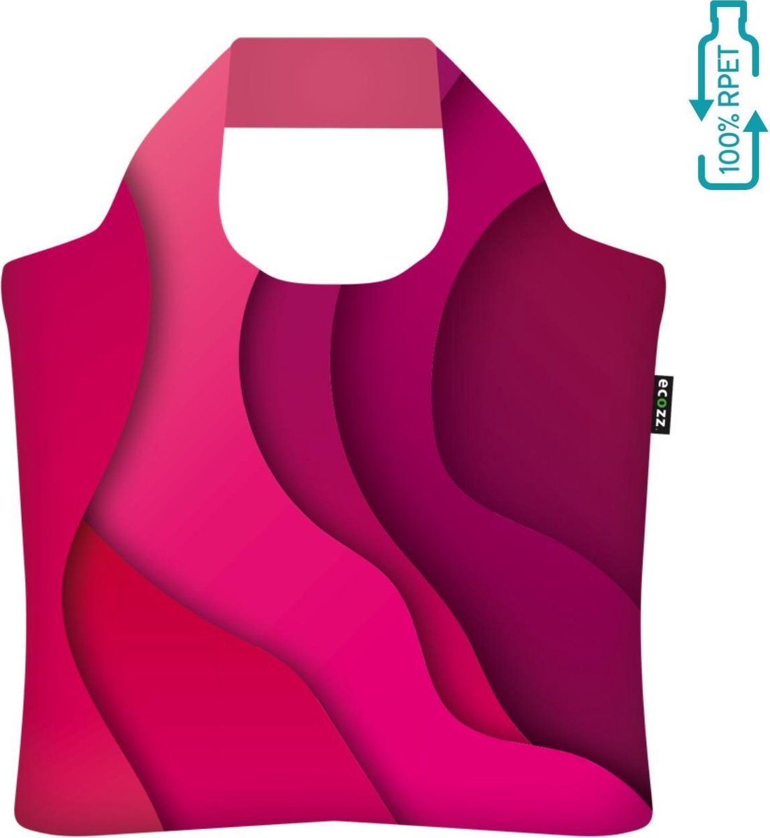 Ecozz Draagtas Abstract Red