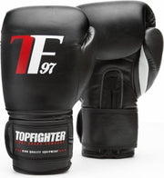 Topfighter Bokshandschoenen Heavy Shock Zwart 16oz