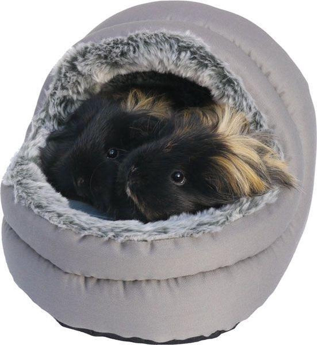 Snuggles Tweezijdig Bed - Knaagdier - Grijs - 24 x 23 x 21 cm