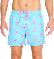 Eubi Zwembroek ONE IN A MELON - Premium Zwemshort - Blauw - Sneldrogend - Stretchy Zwembroek Heren