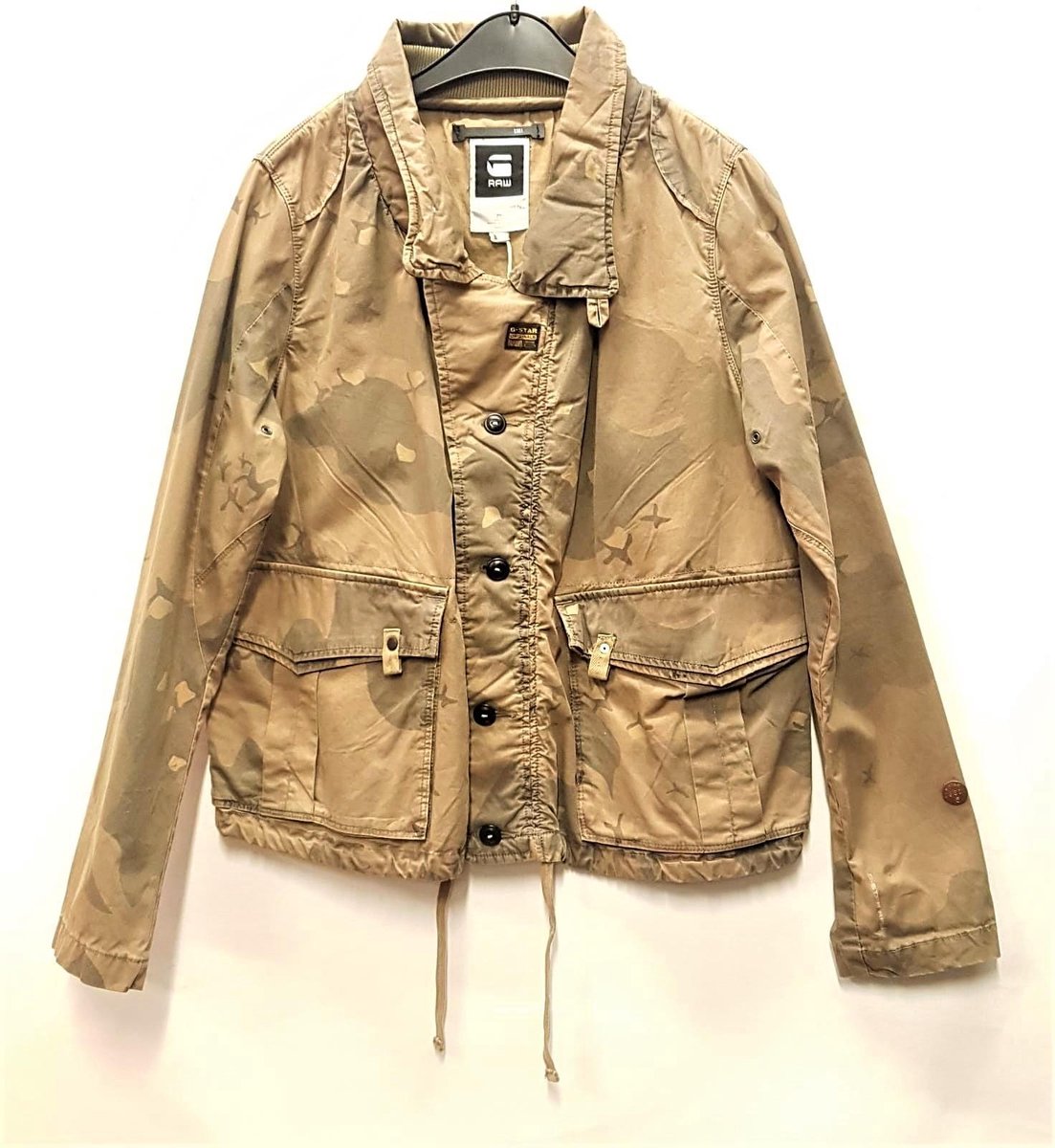 G-Star Raw Jas Dames Bruin Camouflage Maat L