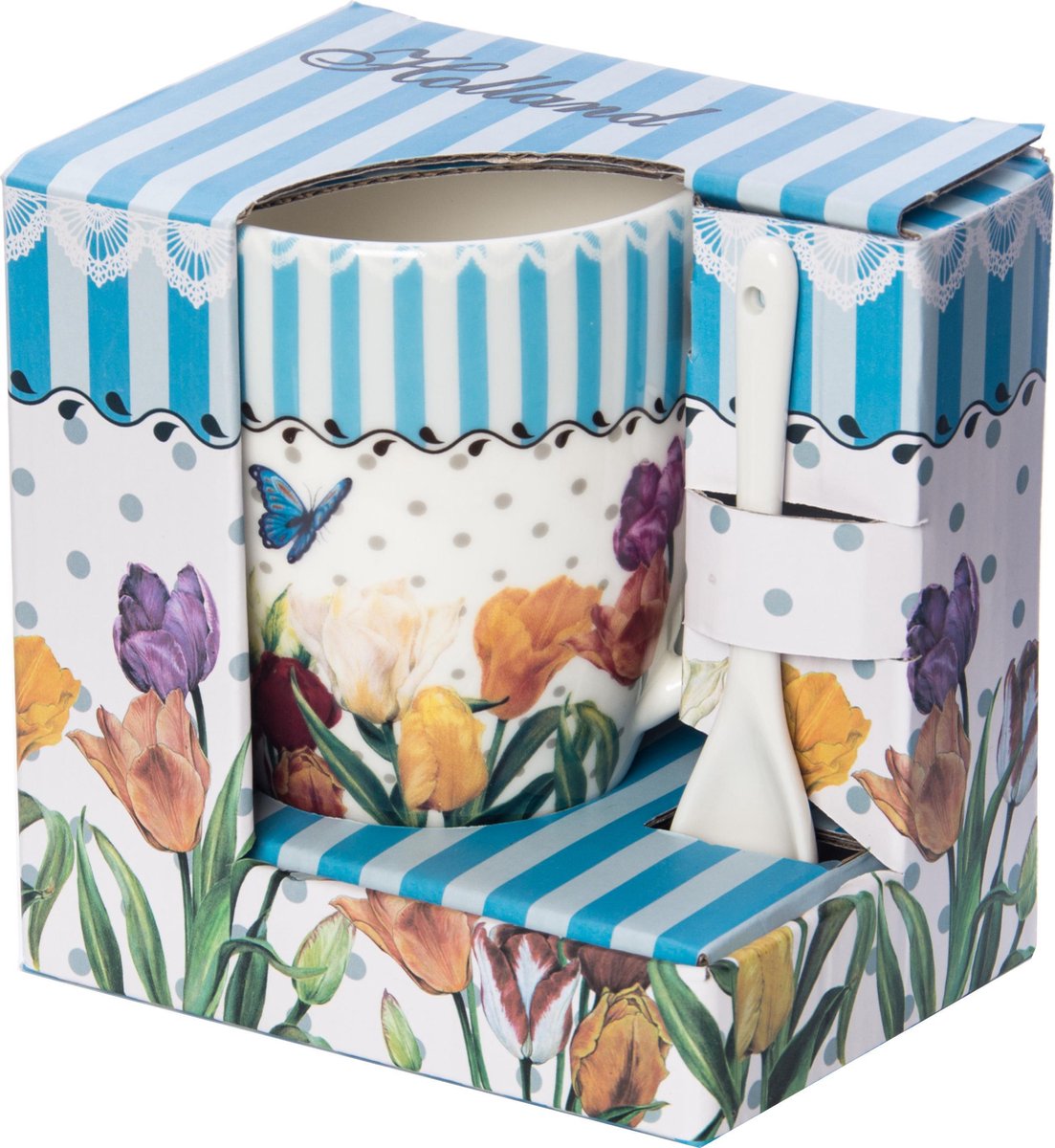 Memoriez Mok Holland Tulpen Blauw