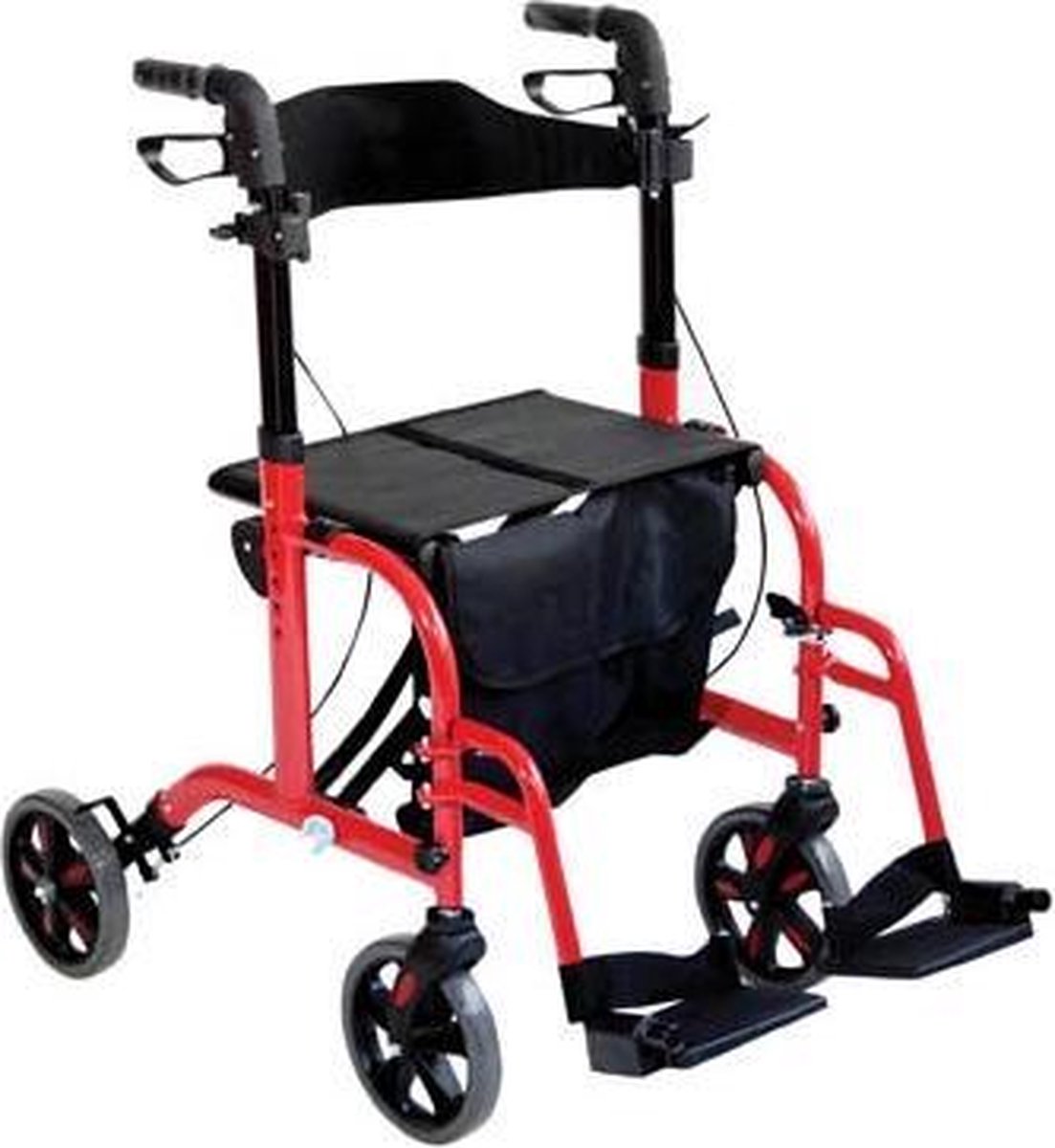 Aidapt rolstoel rollator - rood