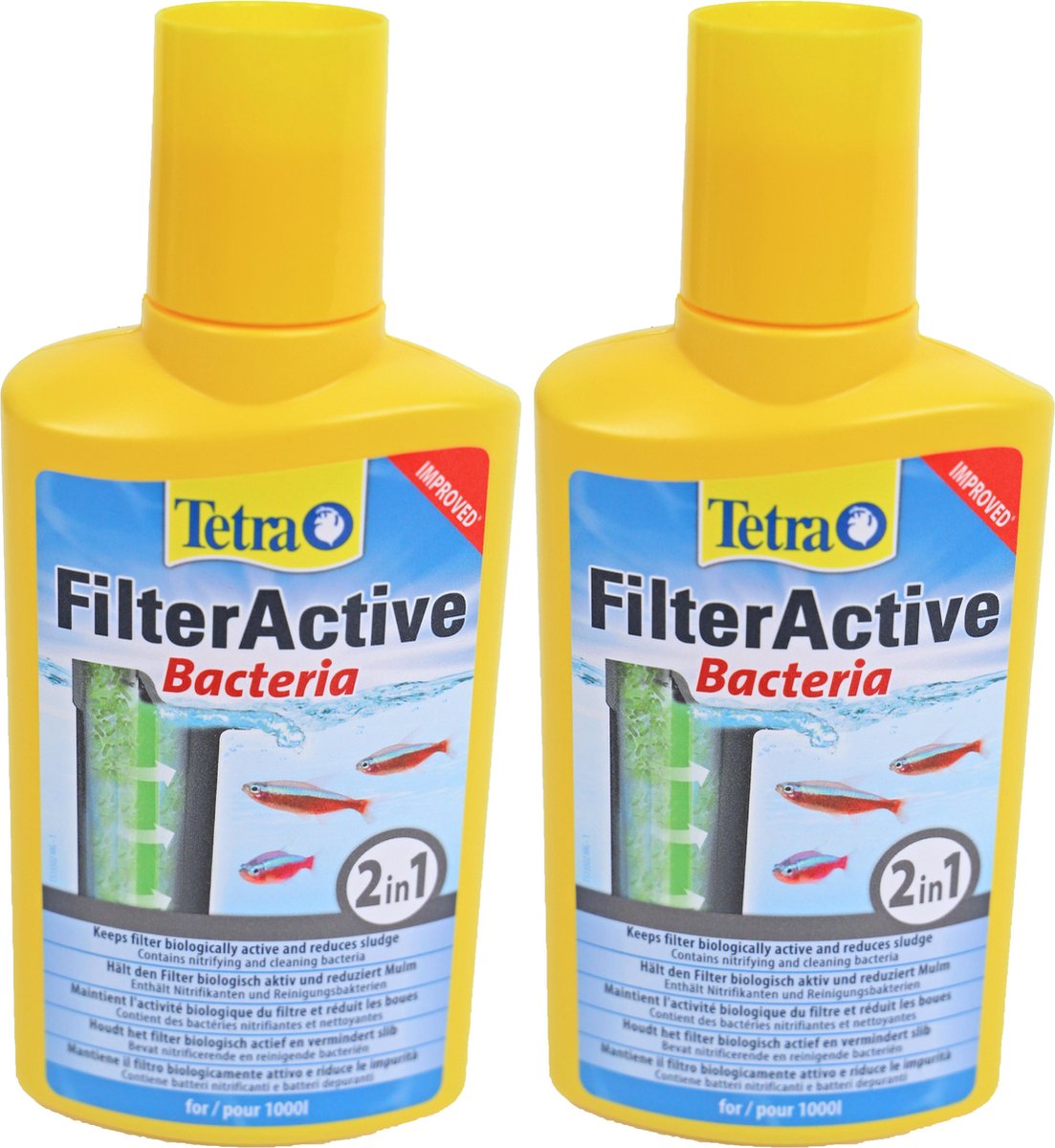 Tetra - Aquarium Filterstarter -Filter Active - 250ml - 2 Stuks