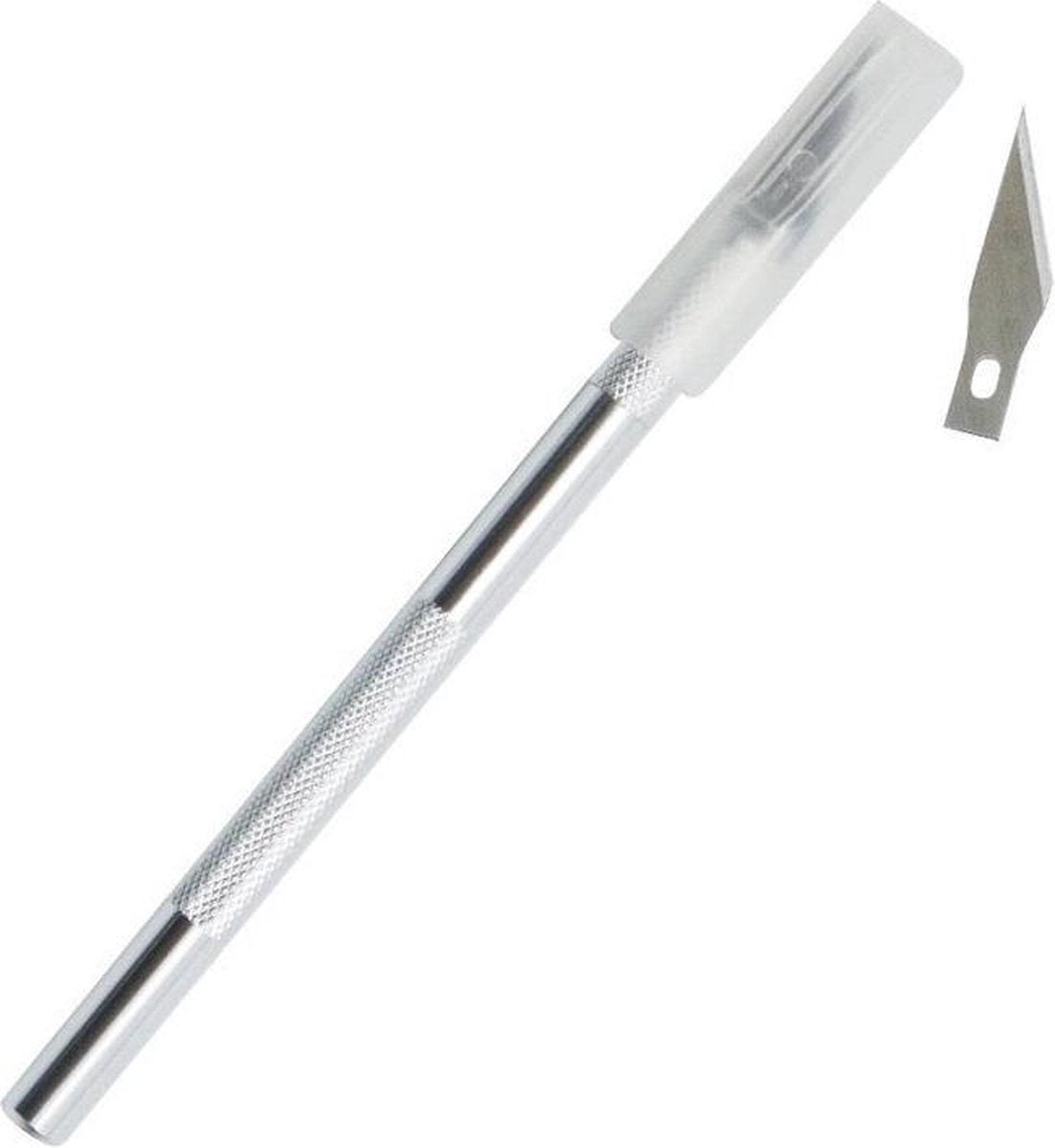 Scalpelmes metaal grip | inclusief 5 extra mesjes | penmes | Chirurgisch mesje