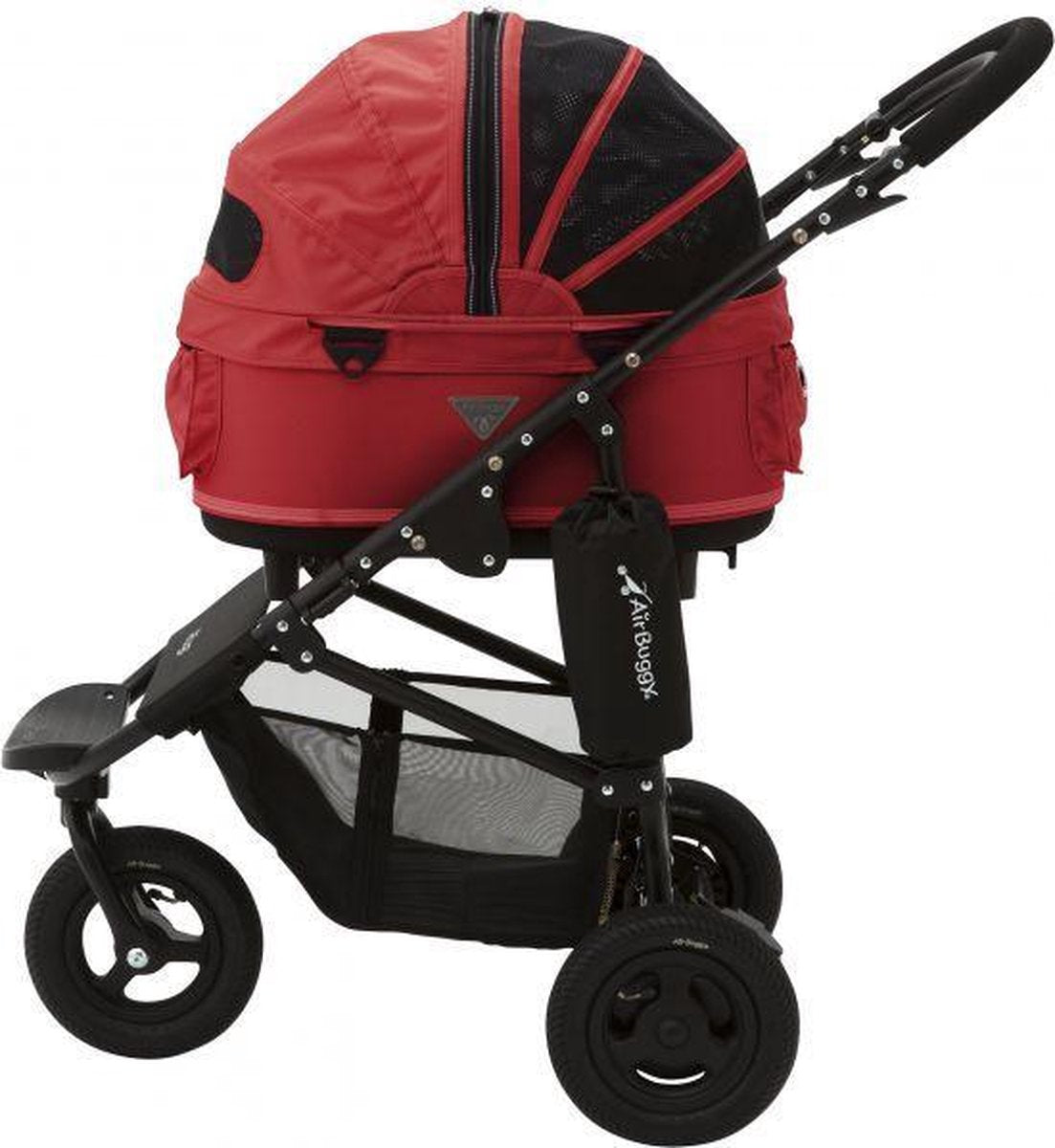 Airbuggy hondenbuggy dome2 sm met rem tango rood 53x31x52 cm / 96x53