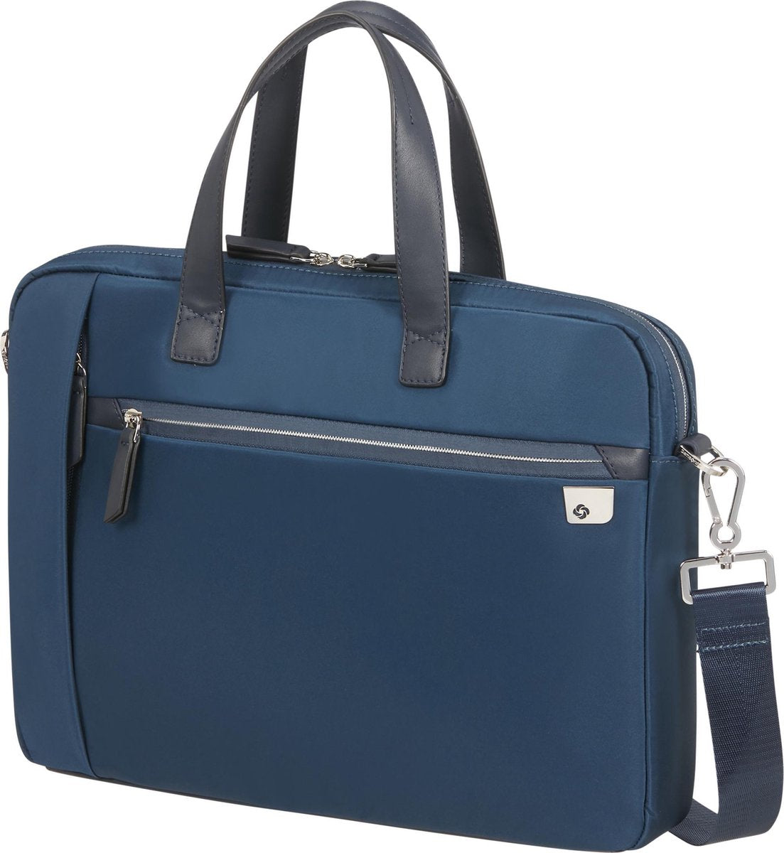 "Samsonite Laptopschoudertas - Eco Wave Bailhandle 15.6"" Midnight Blue"