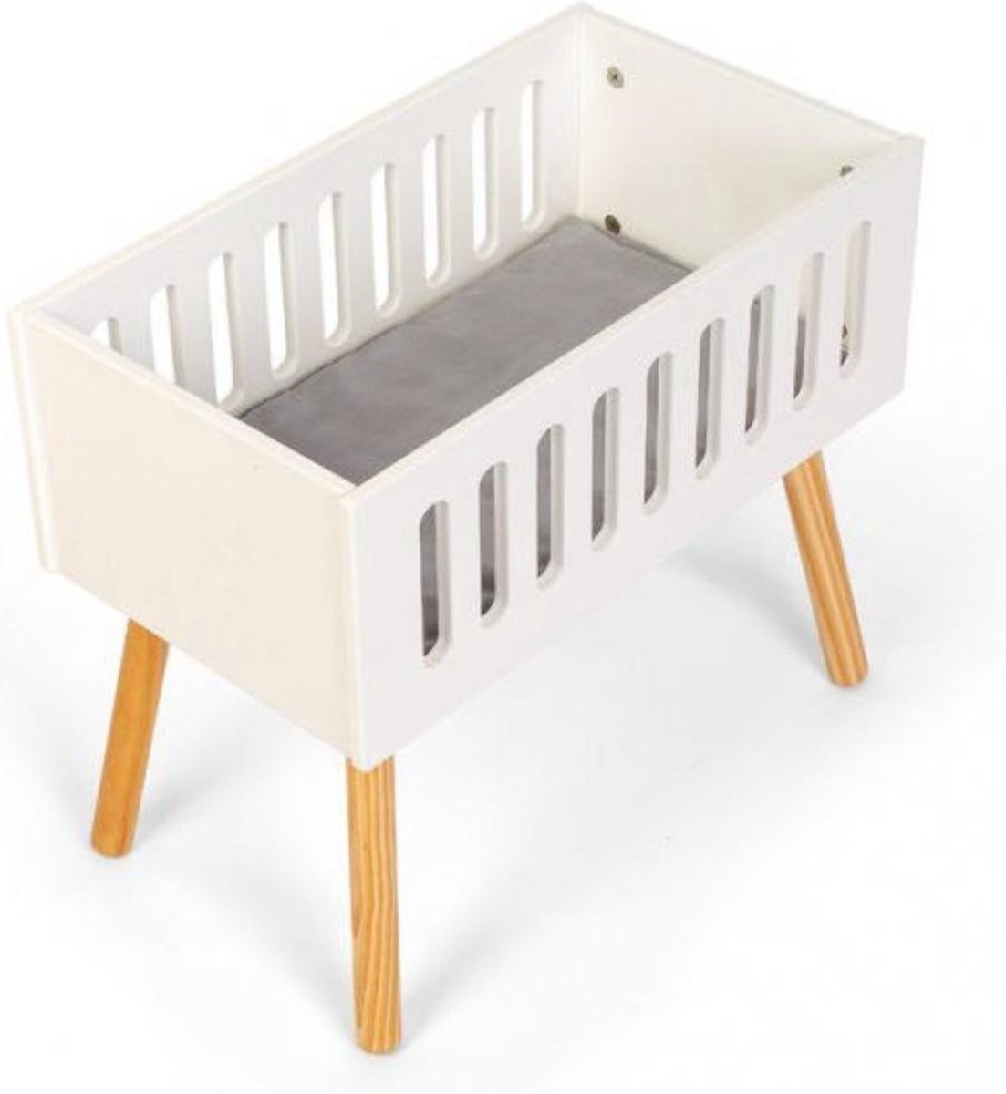 Houten poppenbed met matras | By Astrup