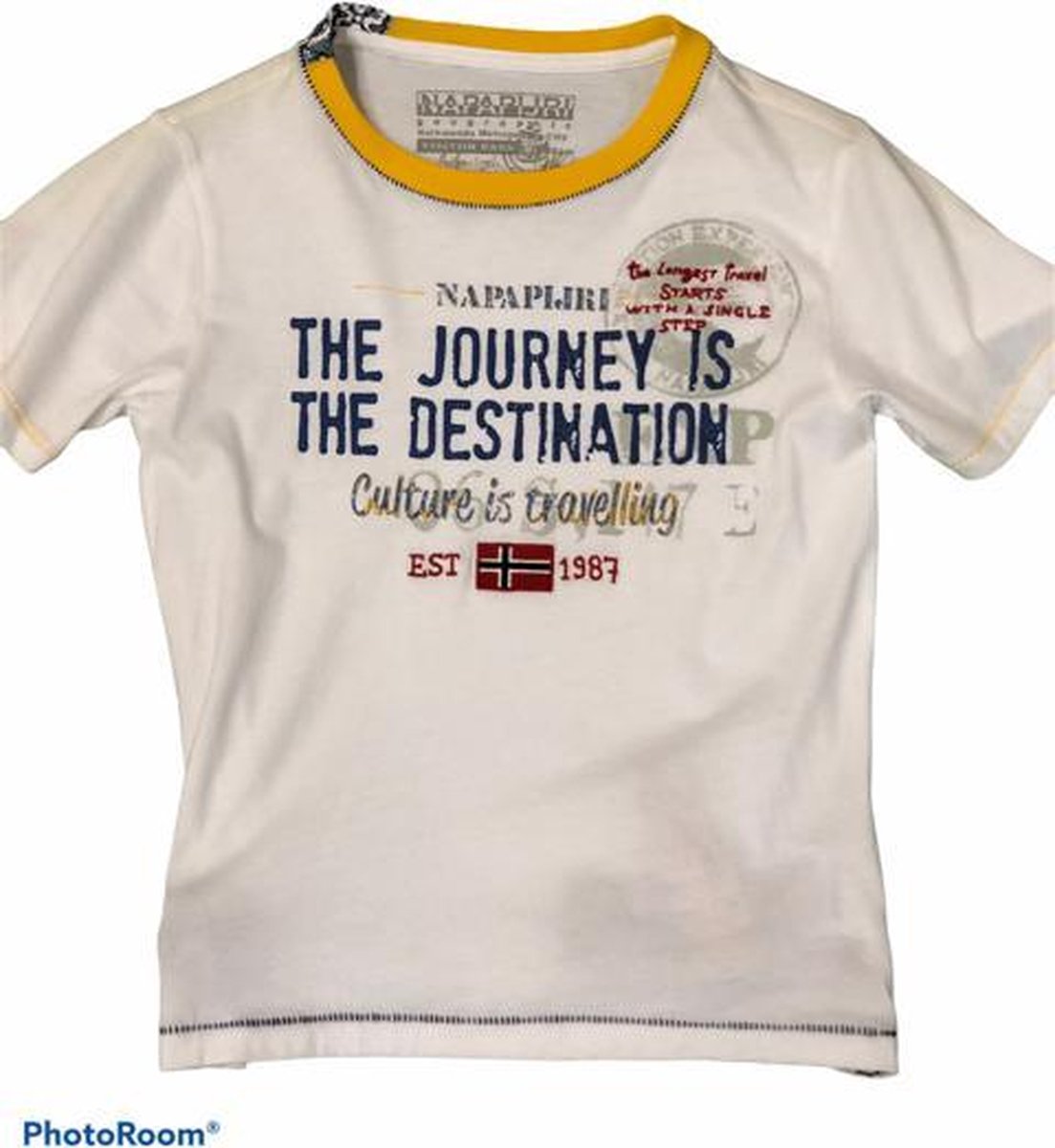 Napapijri Jongens T-Shirt Sandana Wit 128
