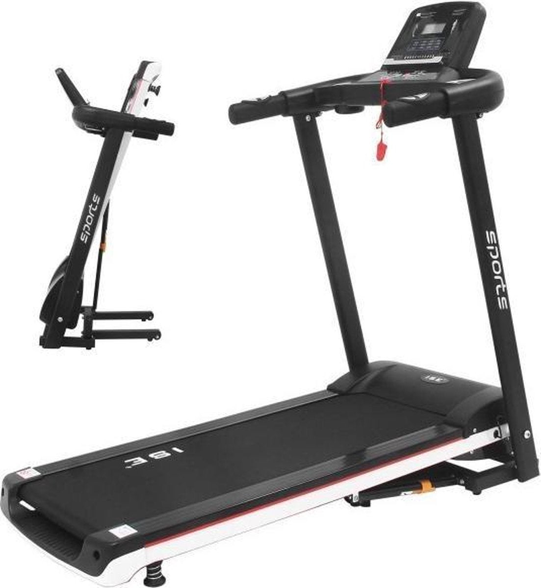 ISE SY-T2702 Loopband Inklapbaar Fitness Elektrisch 13 km/h - Loopbanden Treadmill - Stille sportloopband Opvouwbare Fitness Sport-loopband