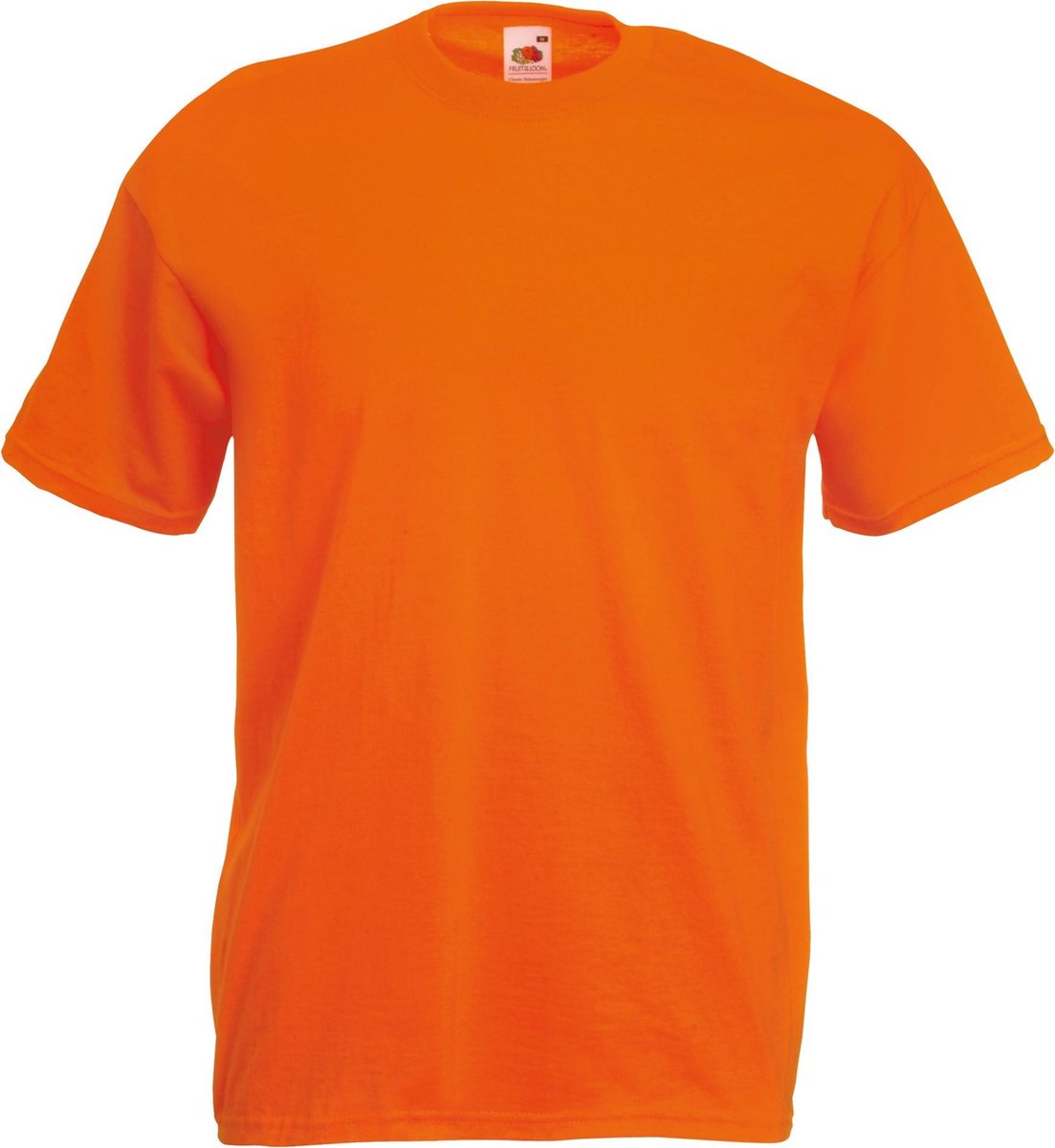 Fruit Of The Loom Heren Valueweight T-shirt met korte mouwen (Oranje) Maat XXXL (3XL) - EK-WK-Olympische Spelen