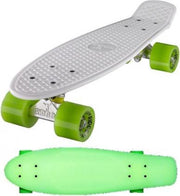 Ridge Retro board 22" Glow with green wheels