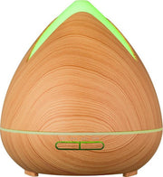 Seidon™ Aroma Diffuser – Lichtbruin Piramide - Inclusief Ebook - Luchtbevochtiger – Geur Verspreider