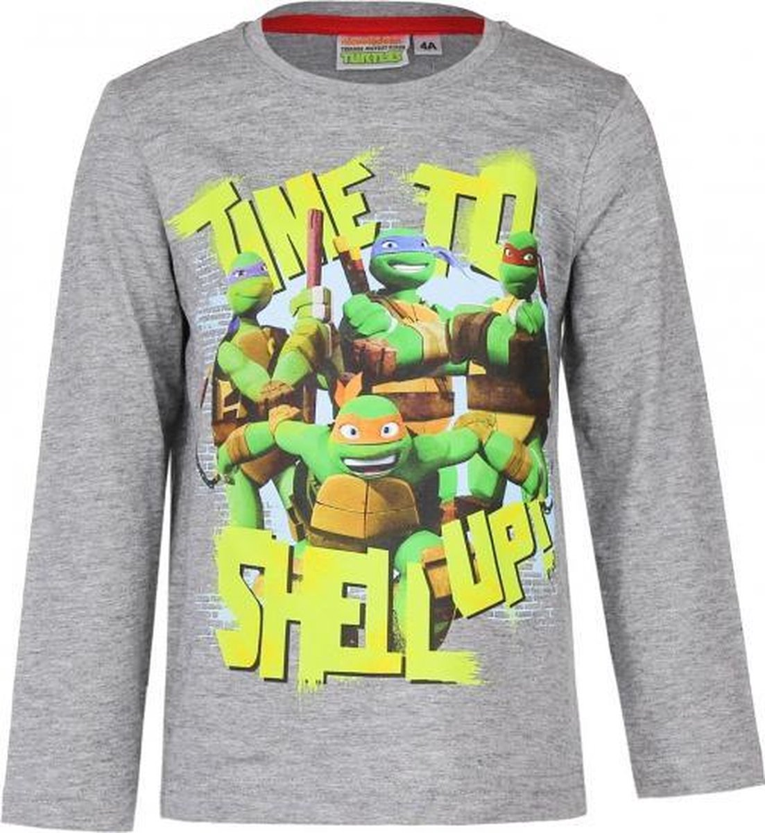 Ninja Turtles t-shirt grijs 98