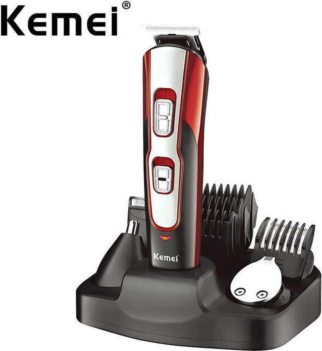 Kemei km-510 - All in one Scheerapparaat - Tondeuse - Trimmer - Baard Trimmer - Neustrimmer - Precisietrimmer - Gezichtstrimmer - Oplaadbaar - Draadloos -