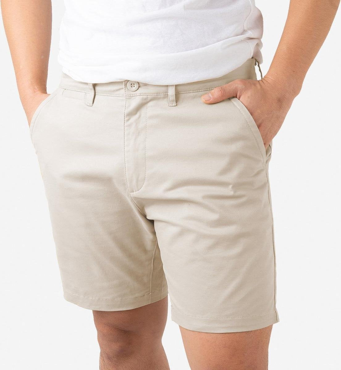 Eubi Shorts ALL DAY - Beige Korte Broek - Premium Kwaliteit - Heren Maat M