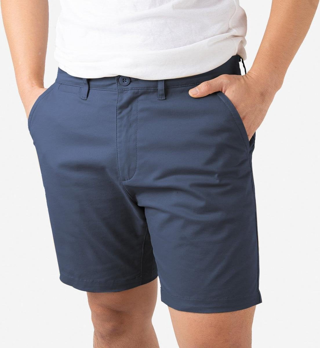 Eubi Shorts ALL DAY - Blauwe Korte Broek - Premium Kwaliteit - Heren Maat S