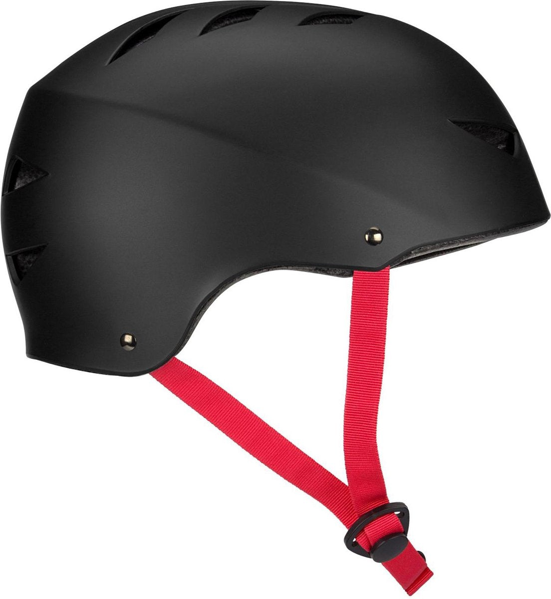 Nijdam Skate Helm - Vert Fyre - Zwart/Rood - S