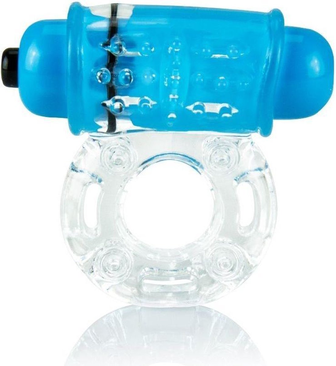 Screaming O - cockring - penisring met 4 verschillende standen - blauw - 100% waterdicht - draadloos