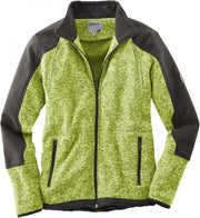 Terrax Gebreid Fleecejack 61532 - 6110 Grijs/Zwart - 4XL
