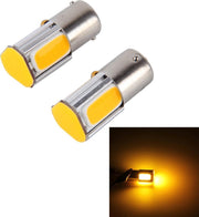 2 STKS 1156 / Ba15s 5W 4 COB LED's Auto Turn Light
