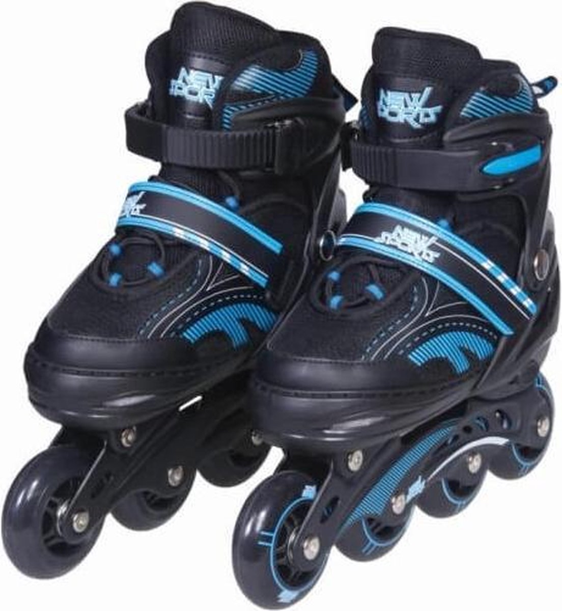 Inline skates verstelbaar 31-34 BLUE