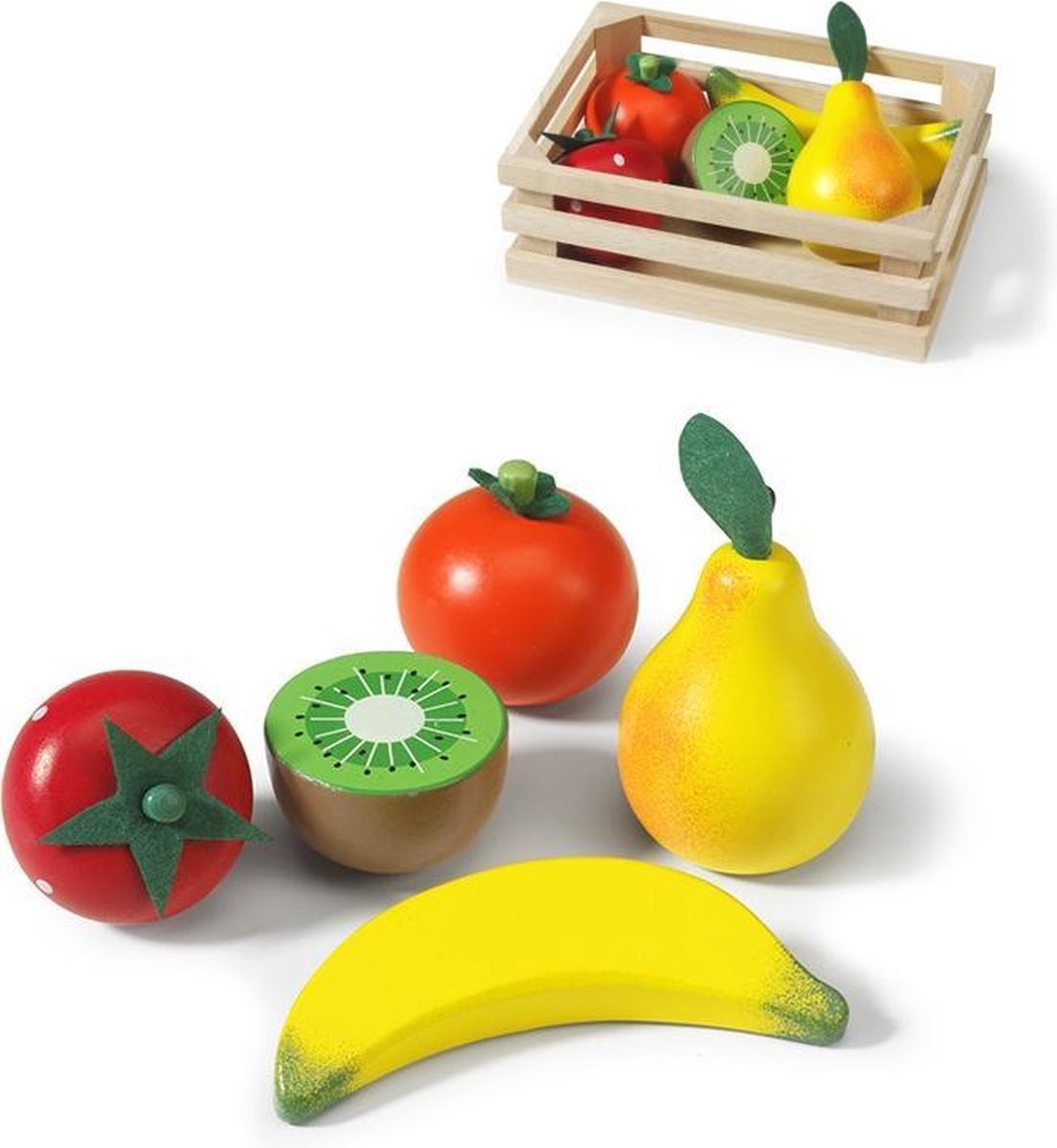 Simply for kids Fruit in krat