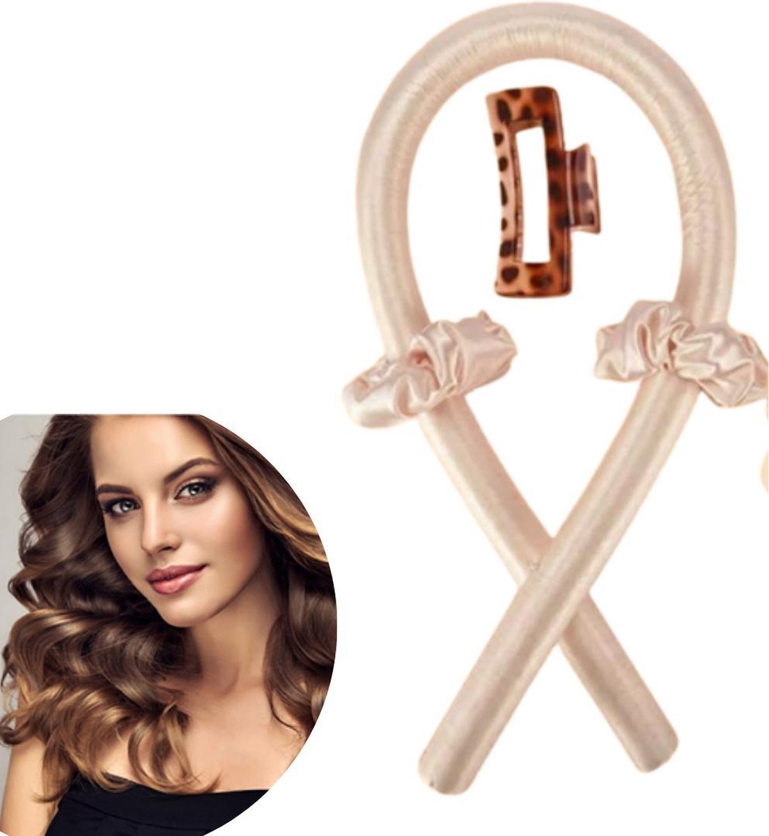Heatless Curls - Krulspelden - Haarkrullers - Haarrollers - Krullen Maken