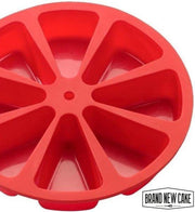Taartpizza - Cakepizza- Pizzacake - Pizzataart - Siliconen Bakvorm 8-Punts Ø28cm (taartpizza) BrandNewCake®