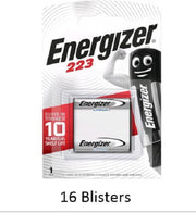 16 stuks (16 blisters a 1 stuk) Energizer Lithium CR-P2P 6V