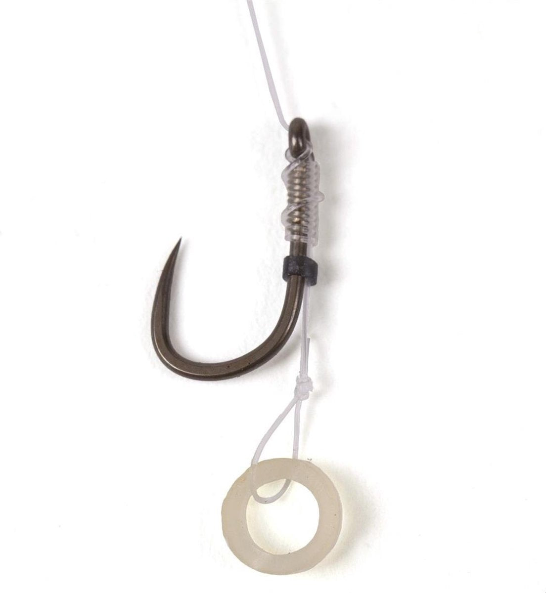 Guru Bait Bands Onderlijn QM1 - 38cm - Haakmaat 16 - Grijs