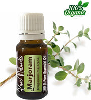 Marjolein etherische Olie 10 ml | Marjoram olie | 100% PUUR | Bio | Essentiële olie Aromatherapie | Olie diffuser | Geschikt voor inname | Pure Naturals
