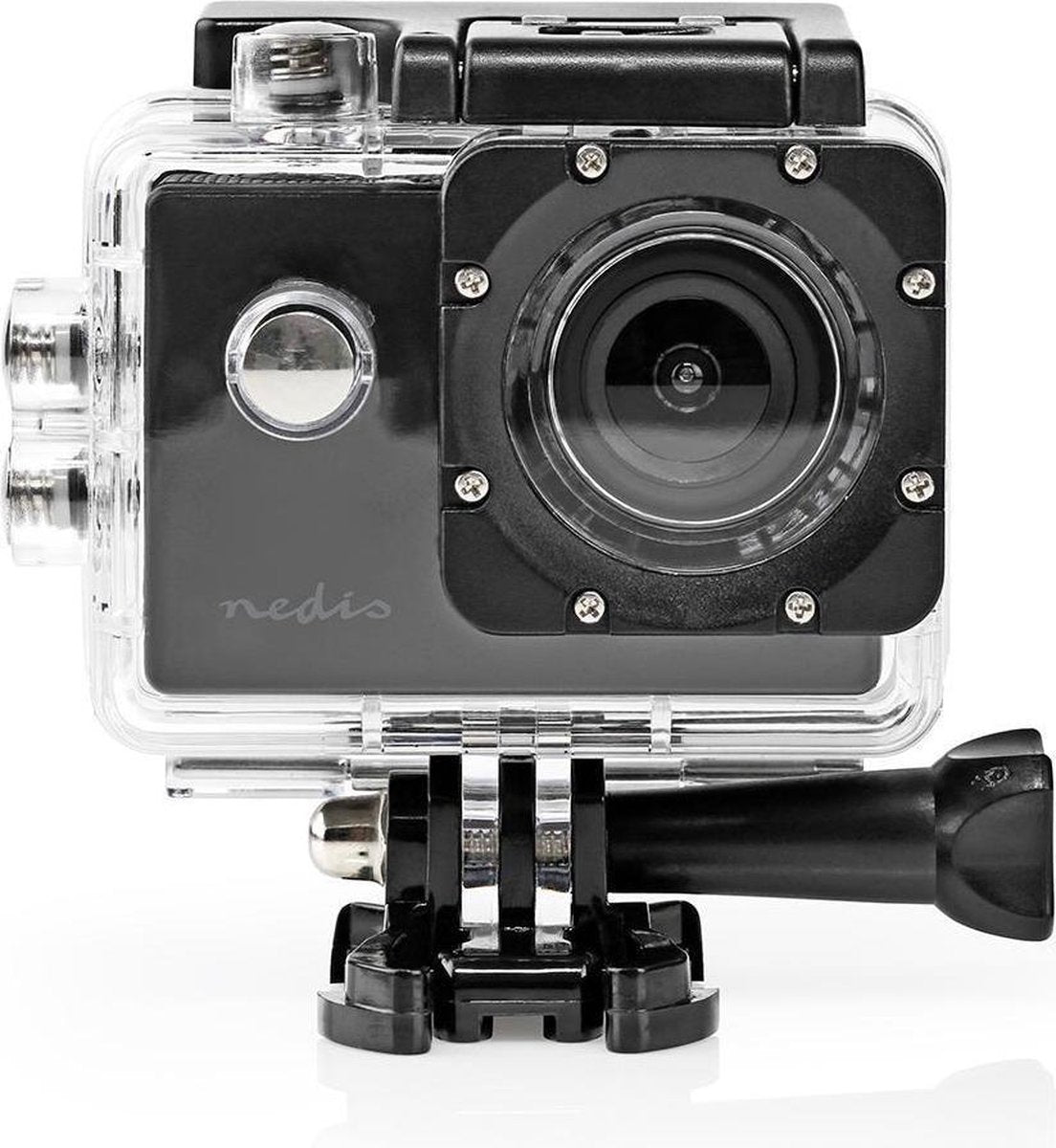 Action Cam | 1080p@30fps | 12 MPixel | Waterbestendig tot: 30.0 m | 90 min | Mounts inbegrepen | Zwart