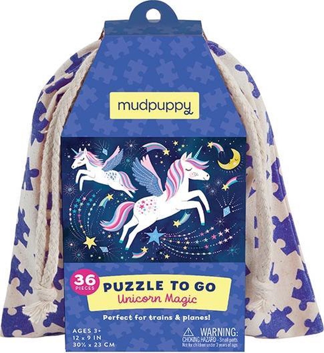 Mudpuppy Puzzle To Go/Unicorn Magic Eenhoorn reispuzzel