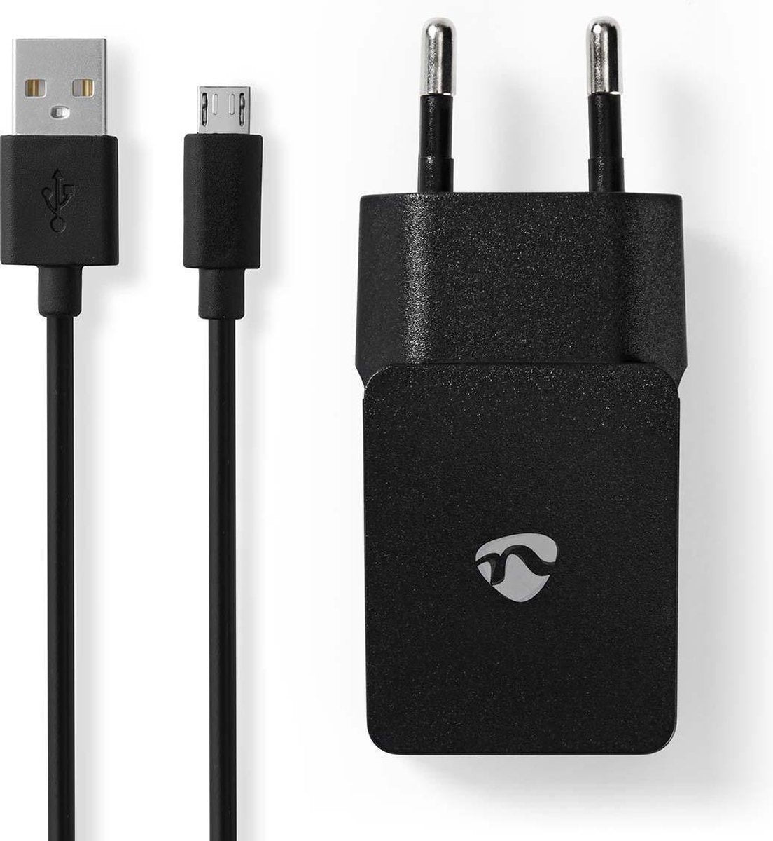 Wall Charger | 2.1 A | Loose cable | Micro USB | Black