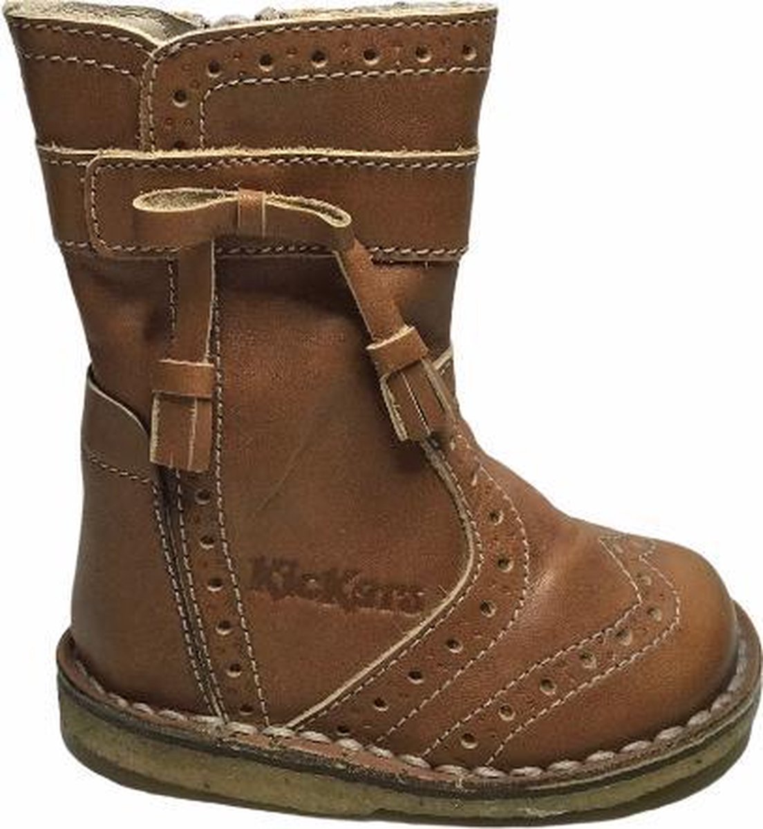 Kickers flosj laarzen leaf cognac mt19