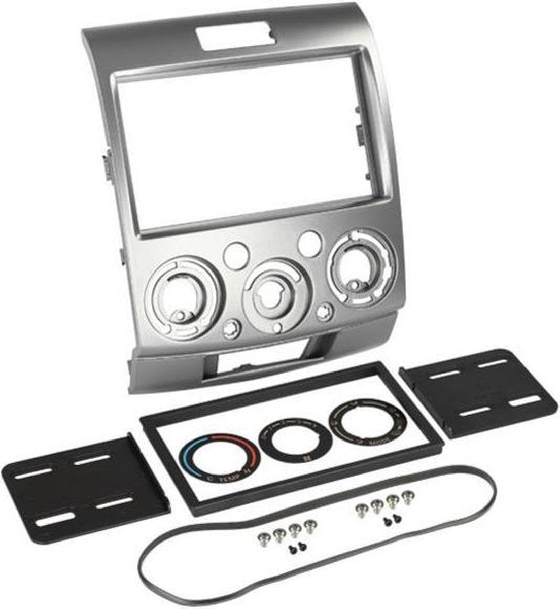 2-DIN Paneel Ford Ranger - Mazda BT50 Kleur: Zilver