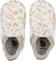 Bobux - Soft Soles - Abstract gold + white - Babyslofjes - EU 18