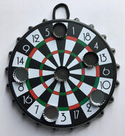 Dartbord voor kroonkurken 24 cm - Bierdopjes gooien dartbord drankspel