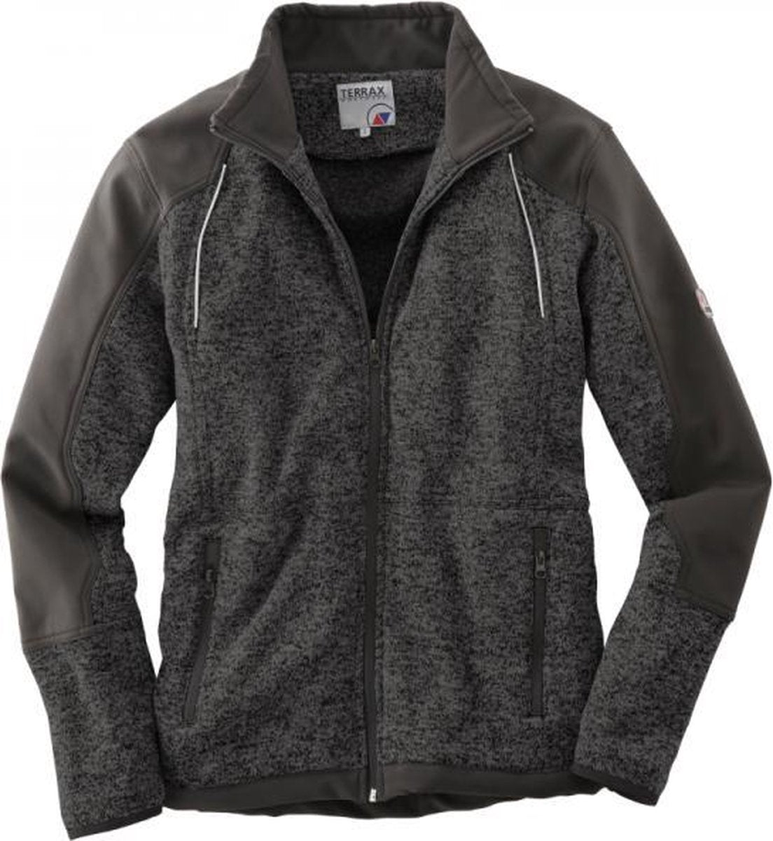 Terrax Gebreid Fleecejack 61532 - 6410 Antraciet - 3XL